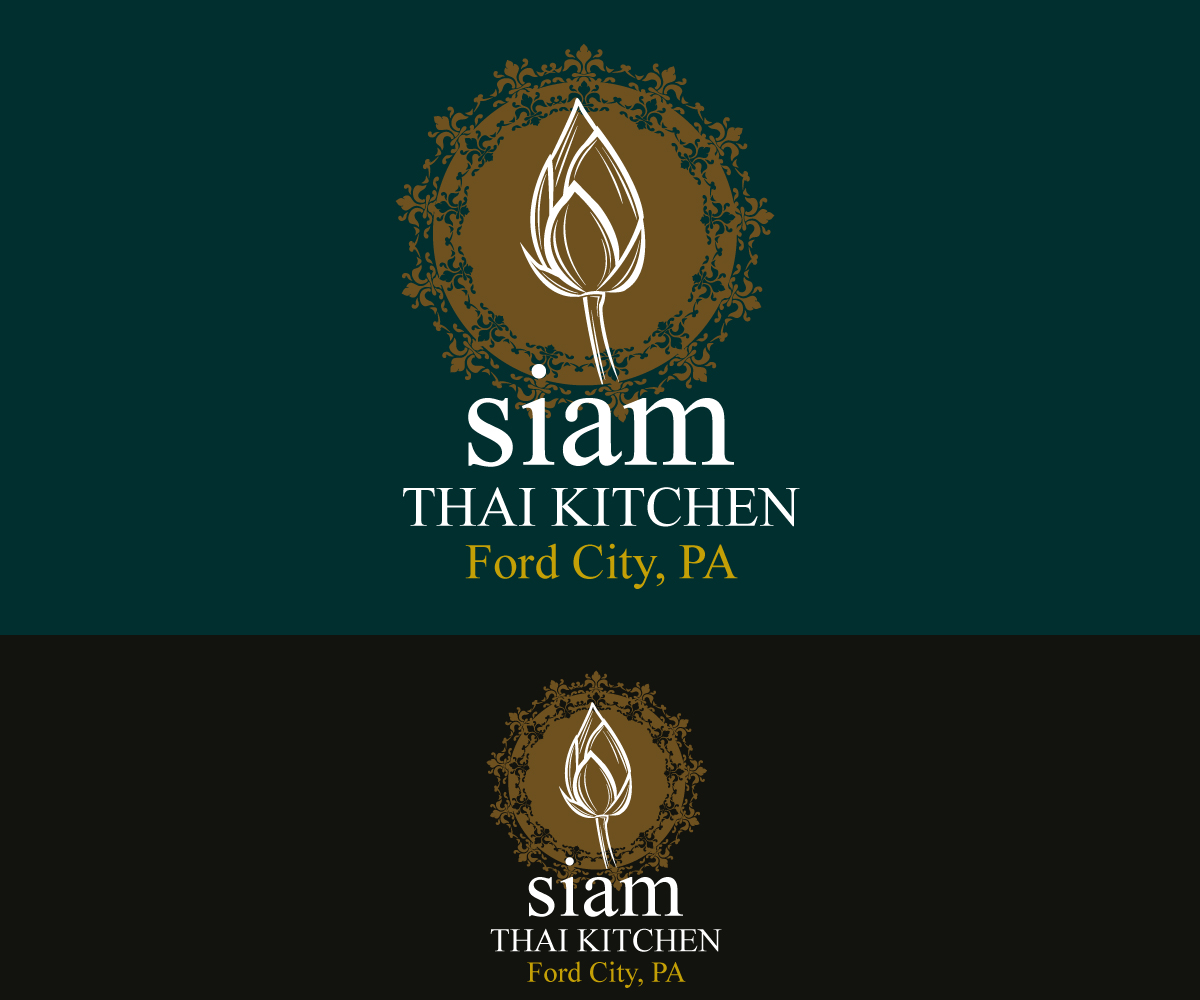 Logo Design by Paint-Tools for Thai Siam Kitchen | Design #29555587