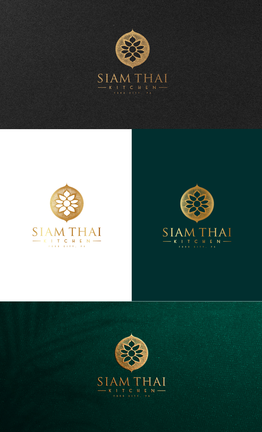 Logo Design by GLDesigns for Thai Siam Kitchen | Design #29552129