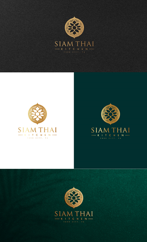 Logo Design by GLDesigns for Thai Siam Kitchen | Design: #29552129