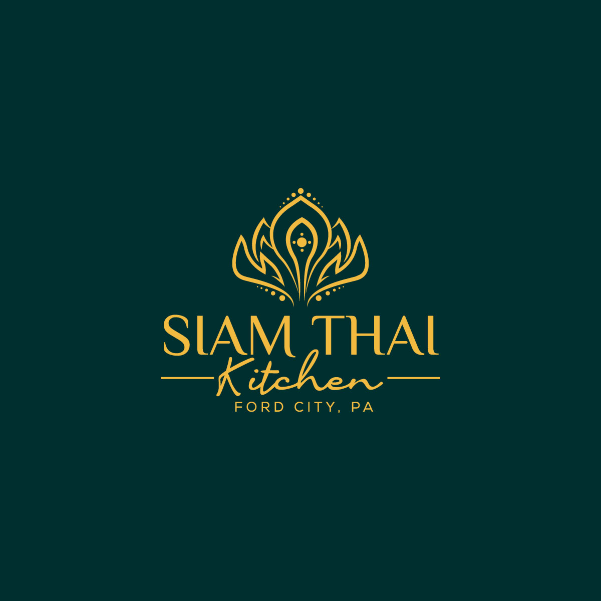 Logo Design by LAXMI DESIGNHUB for Thai Siam Kitchen | Design #29555703