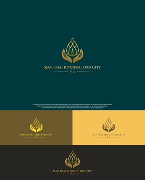 Logo Design by QILLASOFT-Design for Thai Siam Kitchen | Design: #29563884