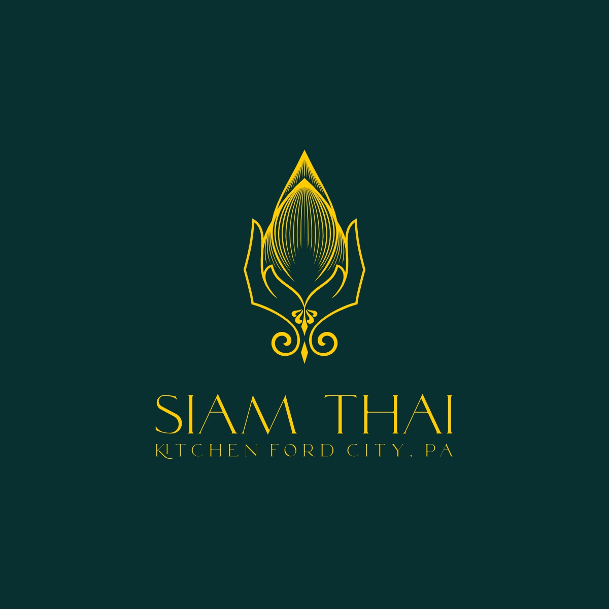 Logo Design by Ashani Bhattacharya for Thai Siam Kitchen | Design #29560763
