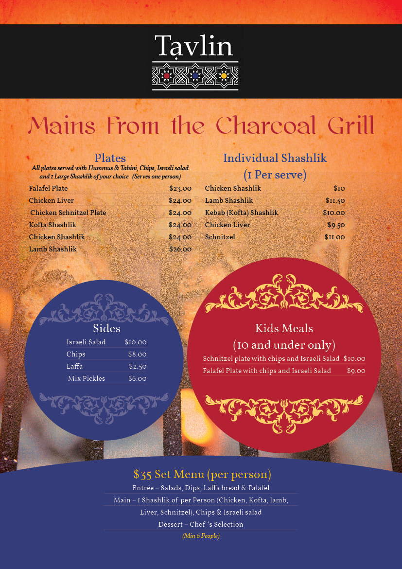 Menu Design by designbox for this project | Design #3161535