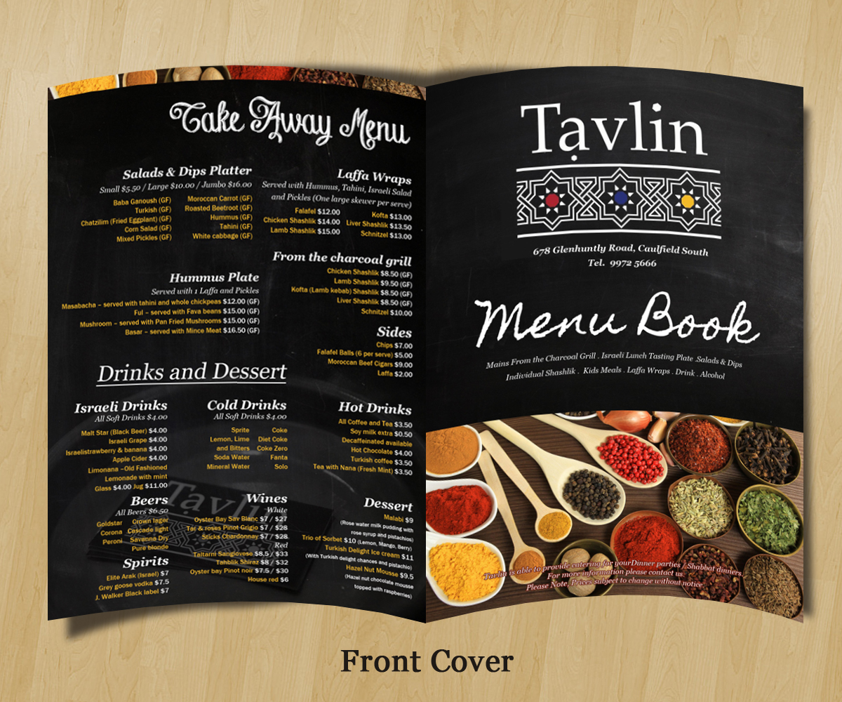 Design de Menu par Danny Augustinus, S.Des pour ce projet | Design #3093708