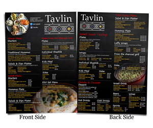 Menu Design by Danny Augustinus, S.Des for this project | Design: #3100794