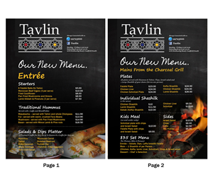 Menu Design by Danny Augustinus, S.Des for this project | Design: #3173430