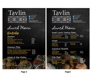 Menu Design by Danny Augustinus, S.Des for this project | Design: #3173437