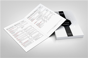 Menu Design by Vincent for this project | Design #3170629