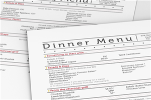 Menu Design by Vinchi for this project | Design: #3170633