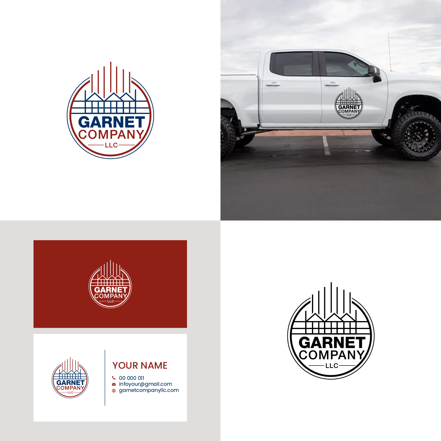 Logo Design by Maxo-Biz for Garnet Company, LLC | Design #29555395