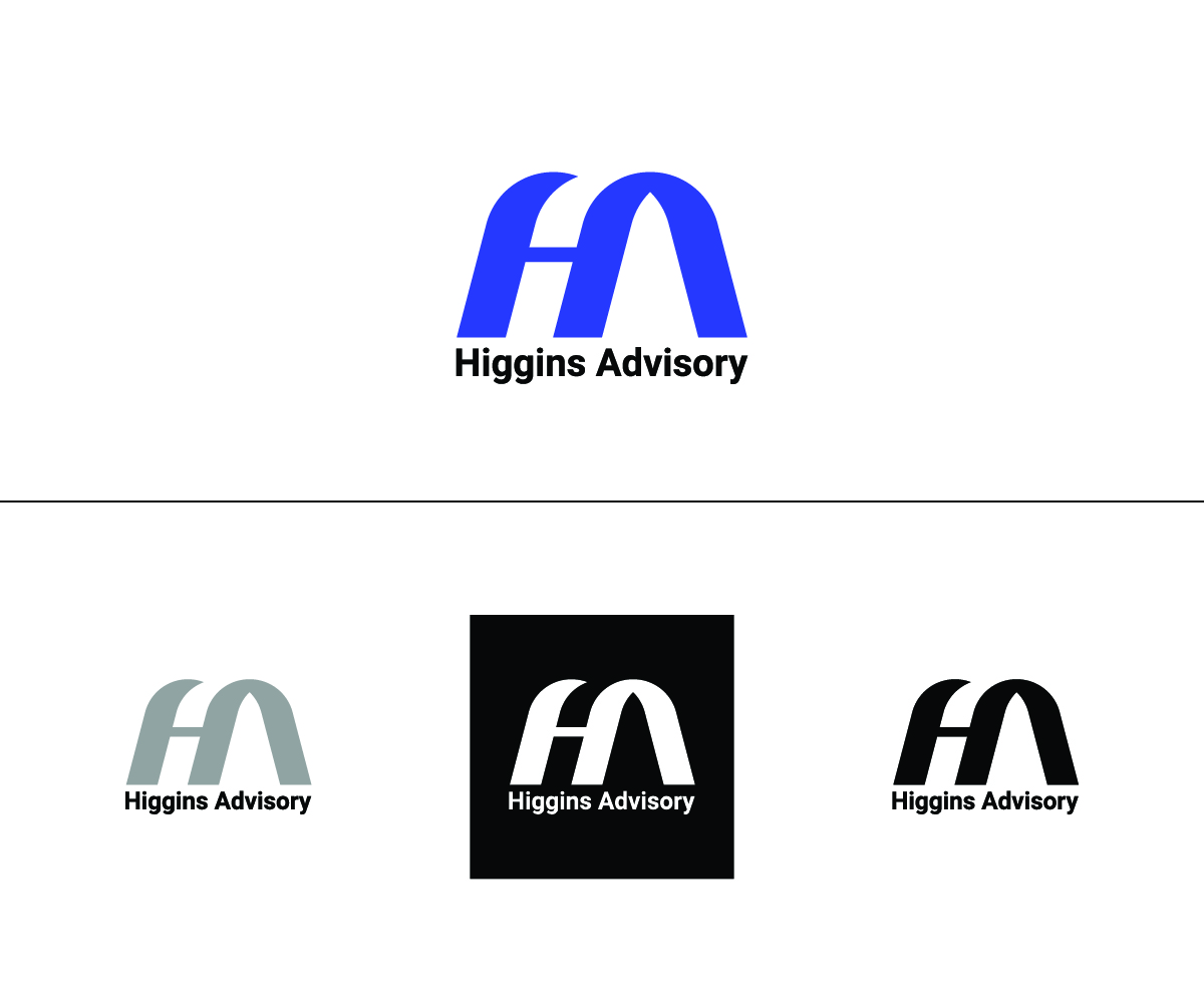 Logo Design by Kaif graphic for Higgins Advisory LLC | Design #29568340