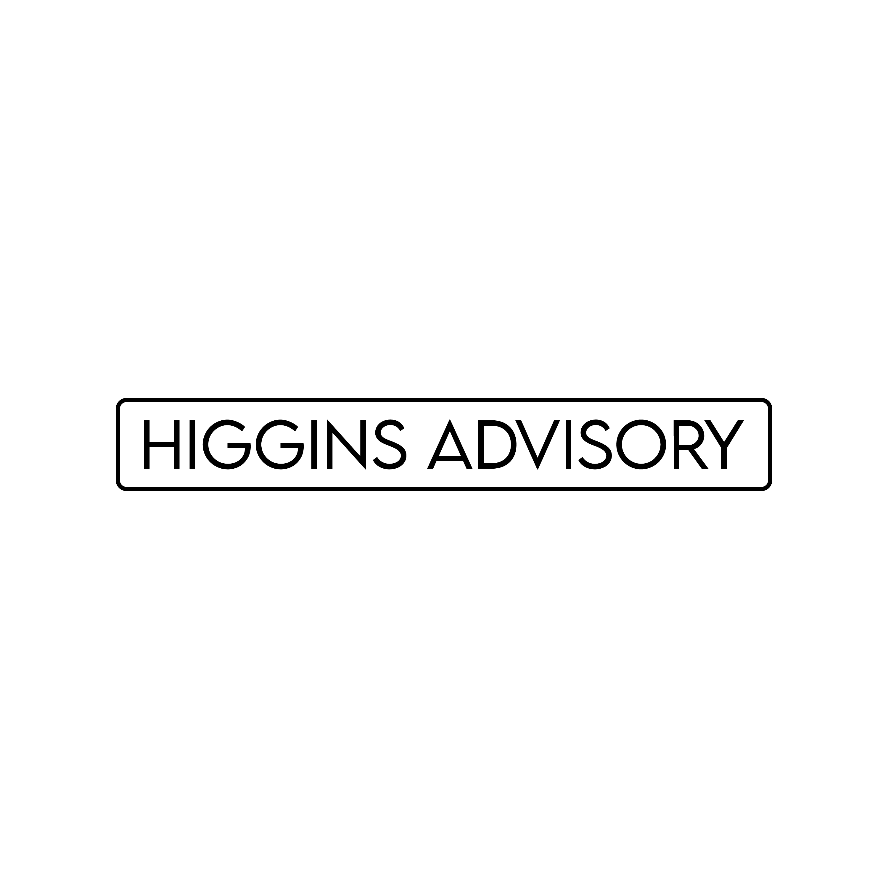 Logo Design by Onesis Studio for Higgins Advisory LLC | Design #29570759