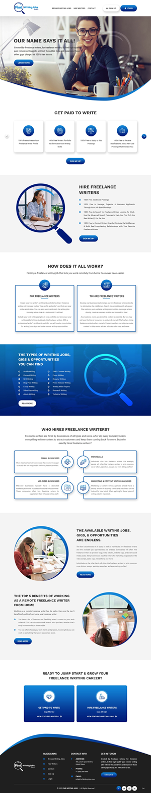 Web Design by pb for this project | Design #29568857