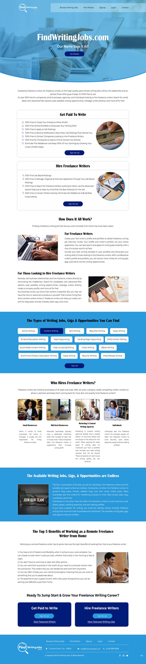 Web Design by pb for this project | Design: #29568870