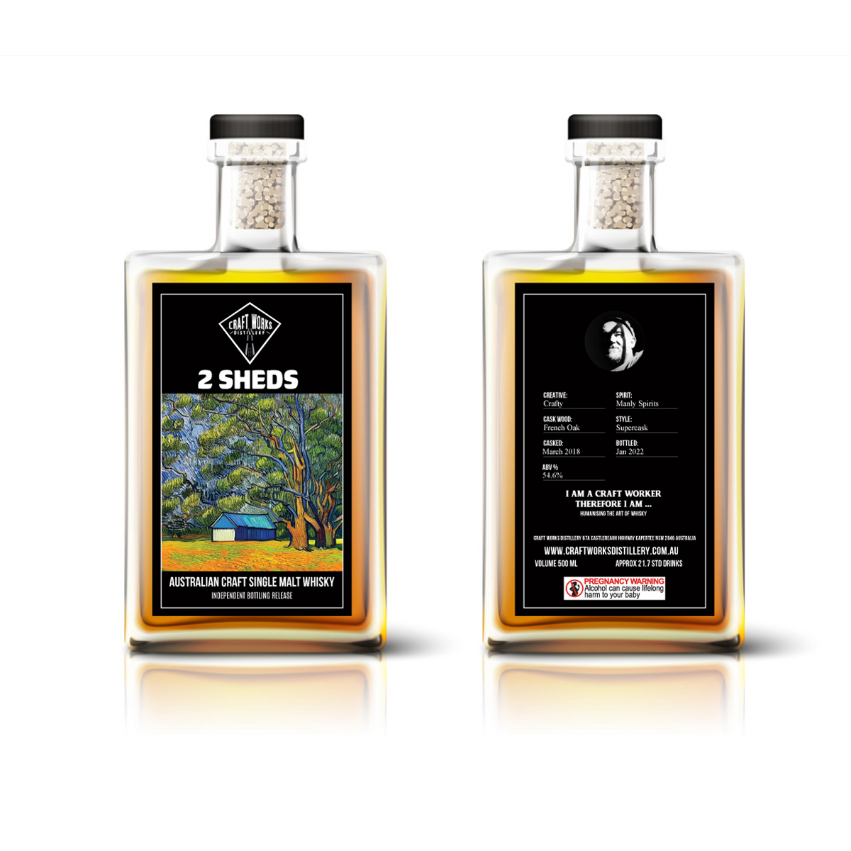 Graphic Design by Sergio Coelho for The Craft Works Whisky Co | Design #29572997