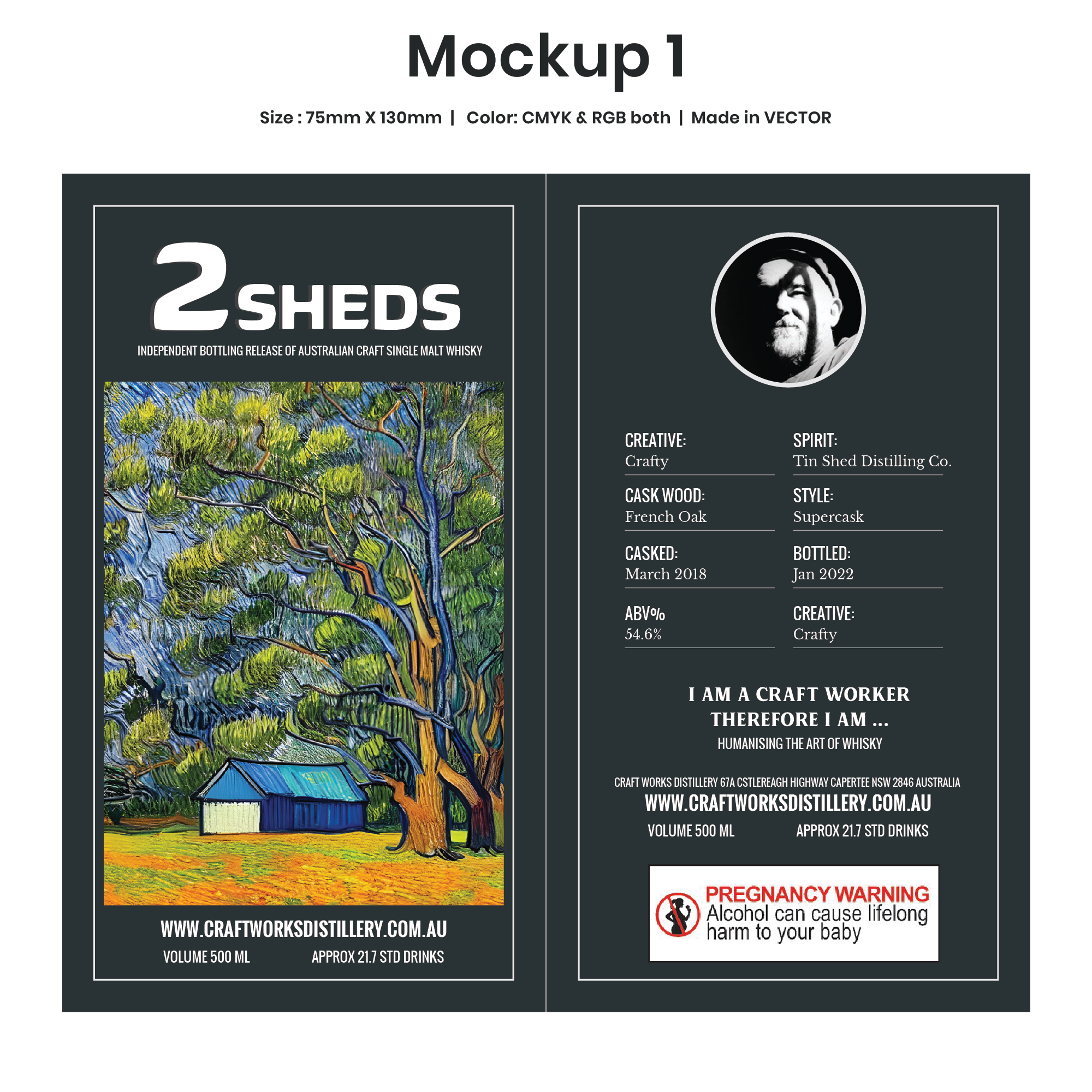 Graphic Design by Expert Designer for The Craft Works Whisky Co | Design #29560595