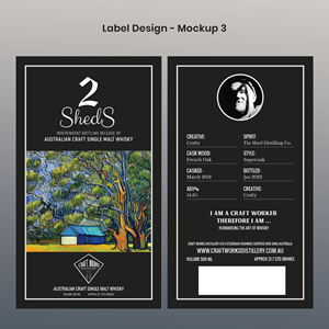Graphic Design by Expert Designer for The Craft Works Whisky Co | Design: #29566847