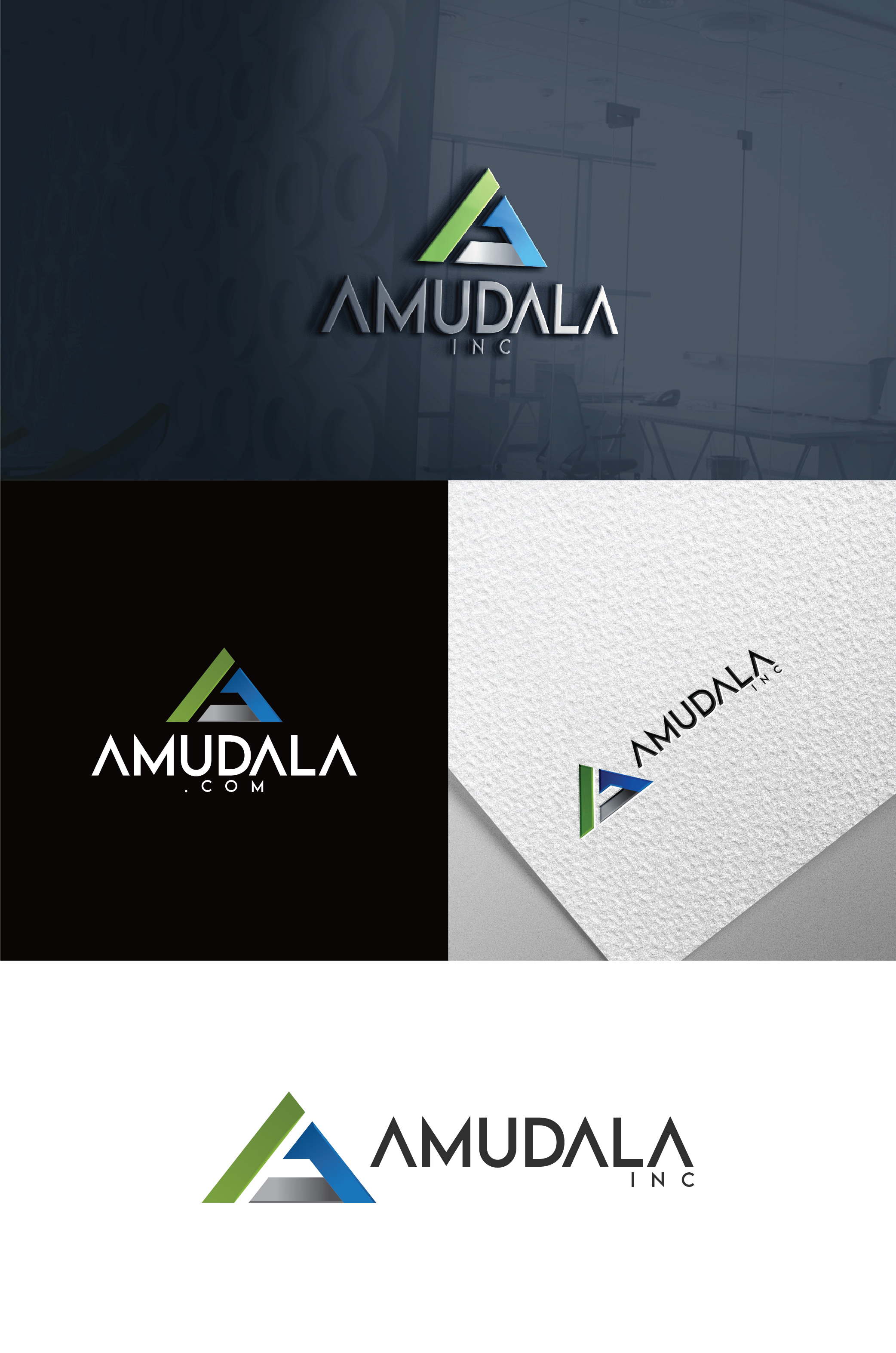 Diseño de Logo por 3Guys para Amudala Inc | Diseño #29562470