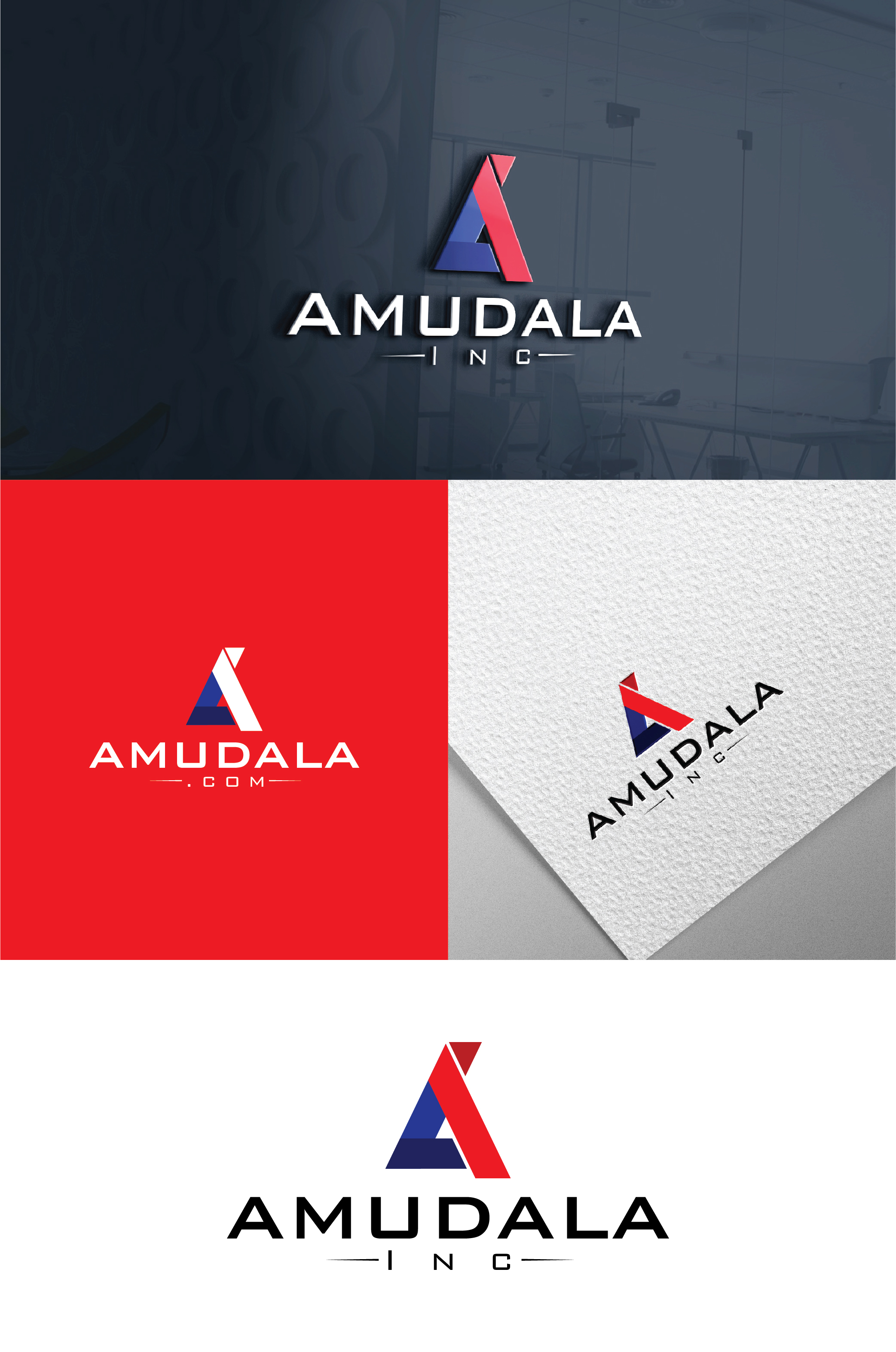 Diseño de Logo por 3Guys para Amudala Inc | Diseño #29568074