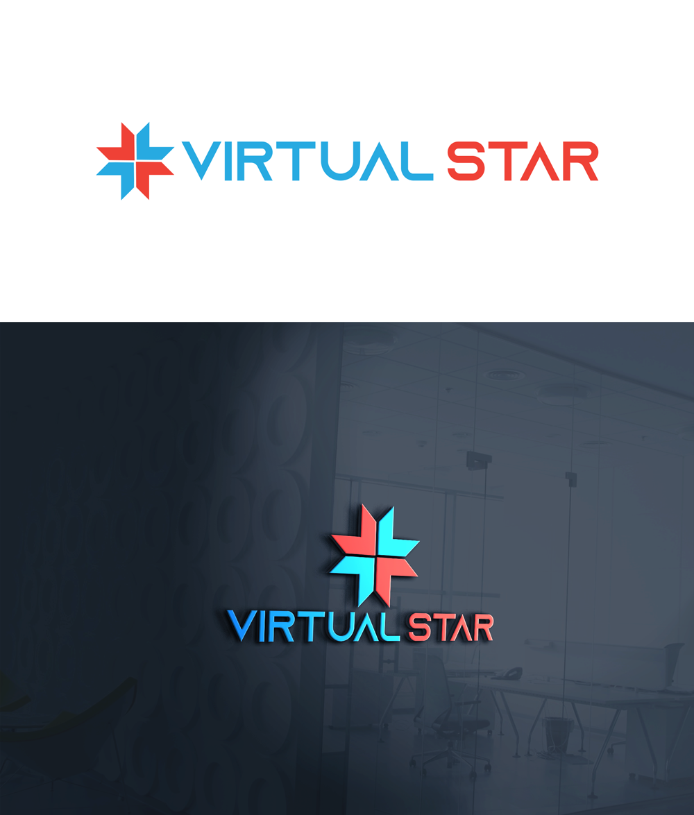 Diseño de Logo por RA-bica para Virtual Star Studios | Diseño #29567362
