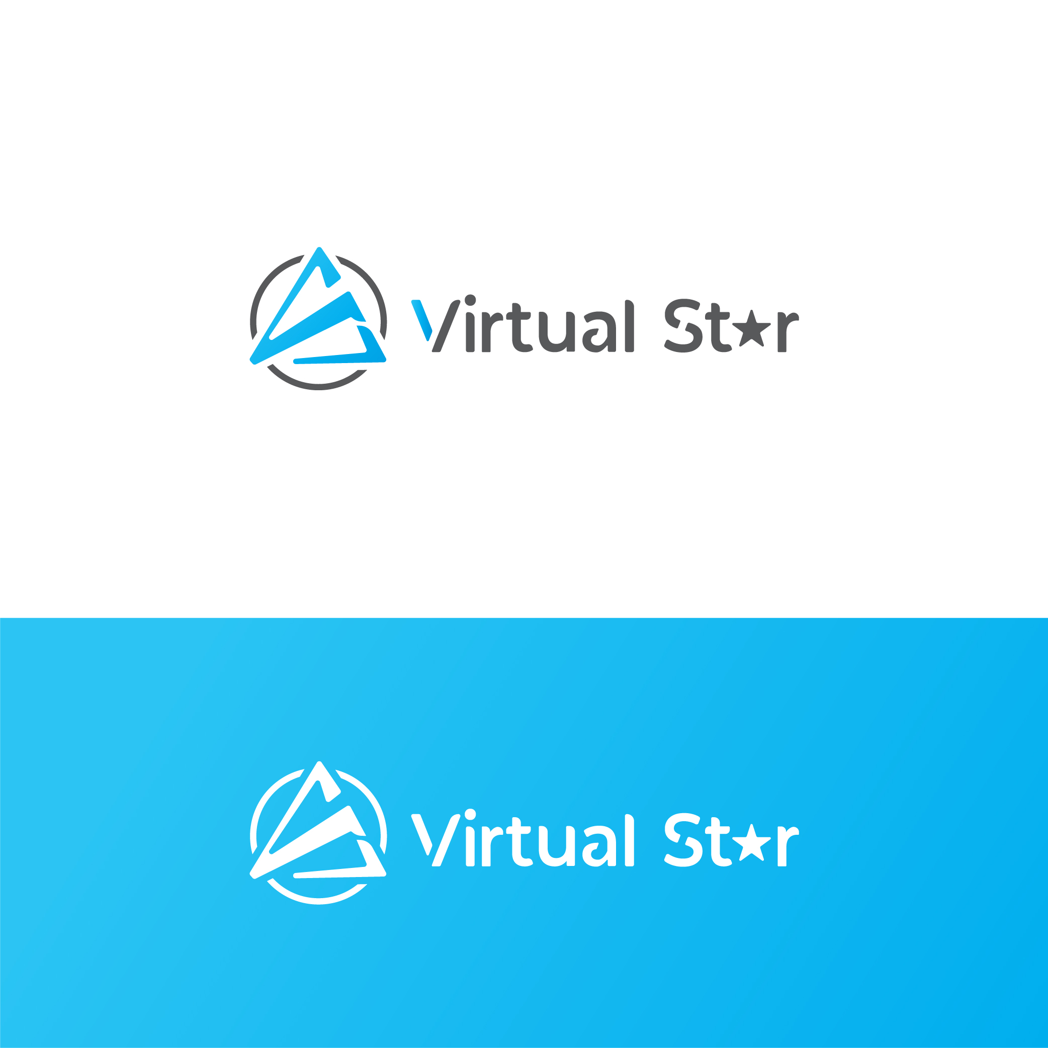 Logo Design by 3Guys for Virtual Star Studios | Design #29574937