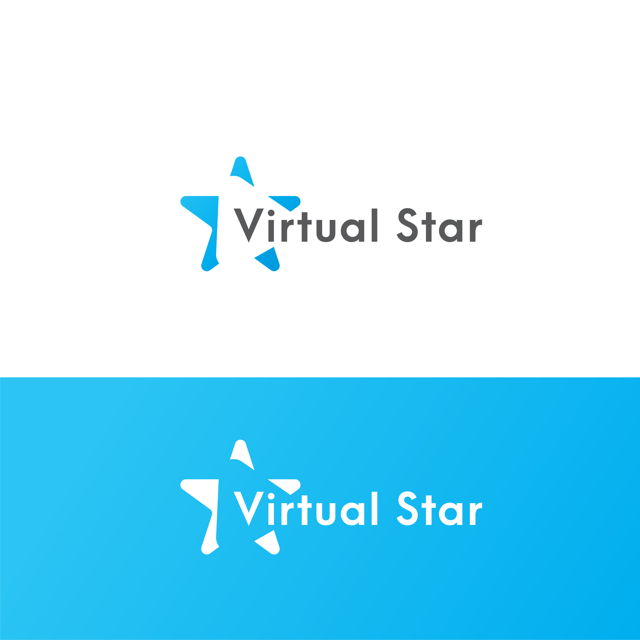 Logo Design by 3Guys for Virtual Star Studios | Design #29574939