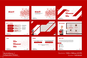 Diseño Con Ilustración por hover para WAIT | Diseño: #29606319