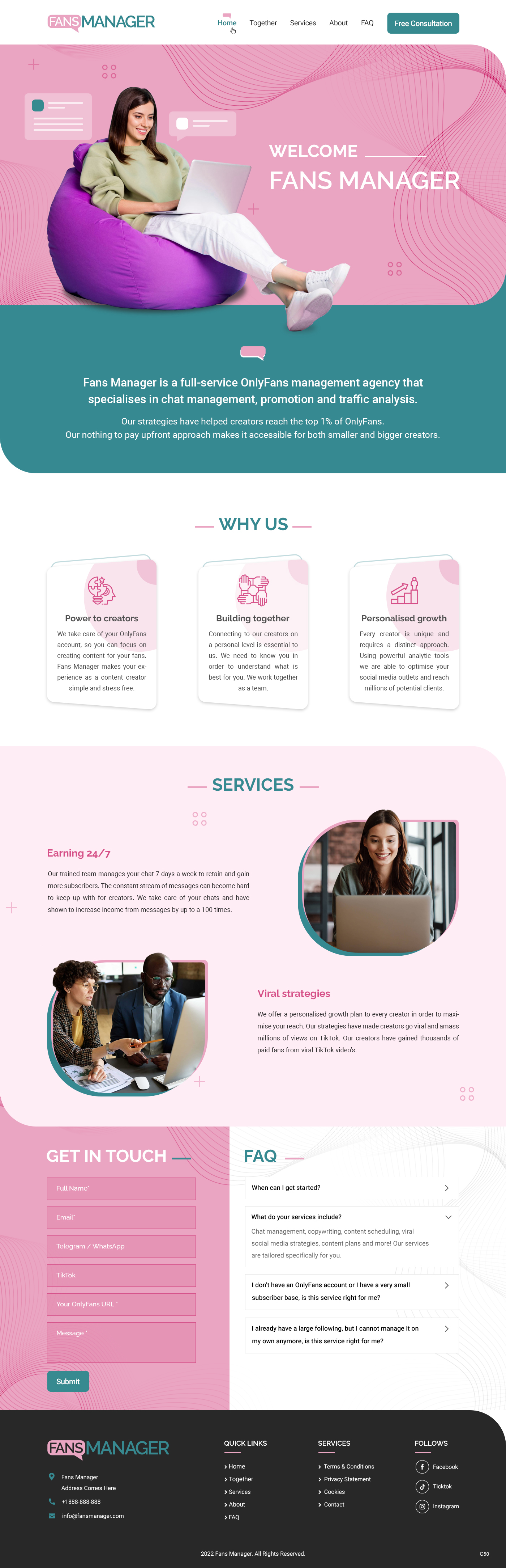 Web Design by pb for this project | Design #29568945