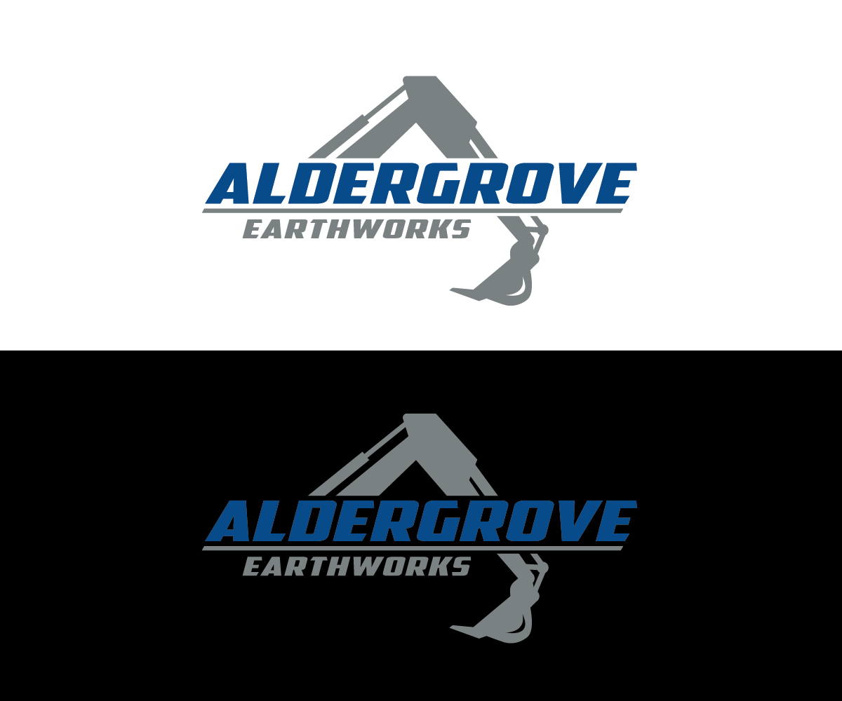 Logo Design by King Cobra for Aldergrove Earthworks llc | Design #29589587