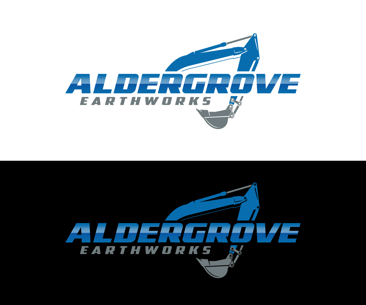 Diseño de Logo por King Cobra para Aldergrove Earthworks llc | Diseño #29650690