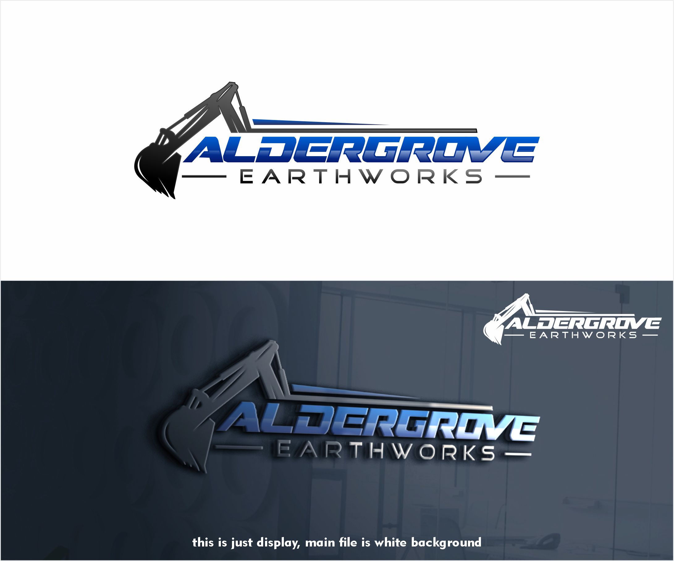 Logo-Design von alkaline für Aldergrove Earthworks llc | Design #29564209