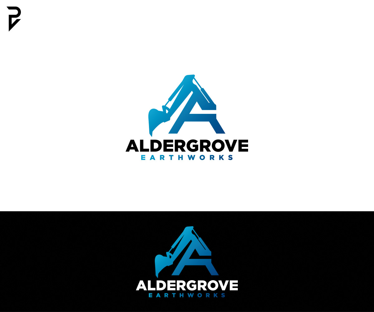 Logo Design by poisonvectors for Aldergrove Earthworks llc | Design #29563811