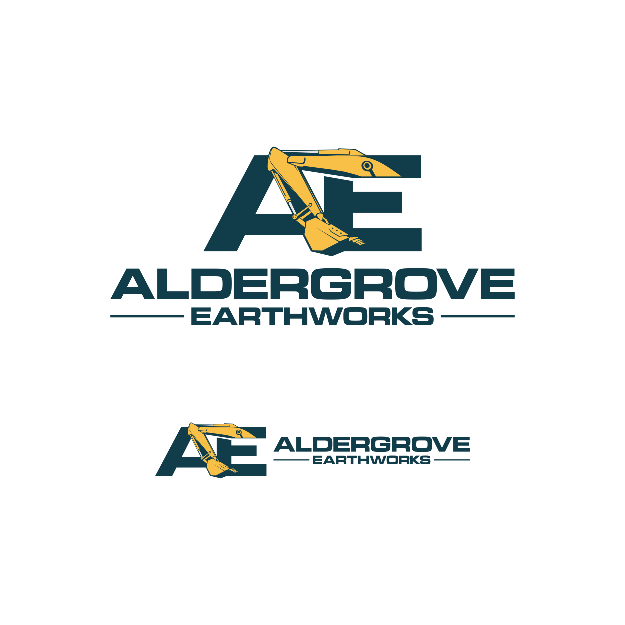 Diseño de Logo por luckdesign para Aldergrove Earthworks llc | Diseño #29581219