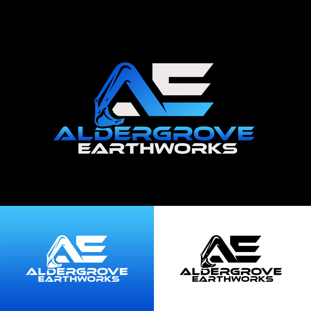 Logo Design by PsyPen for Aldergrove Earthworks llc | Design #29565447