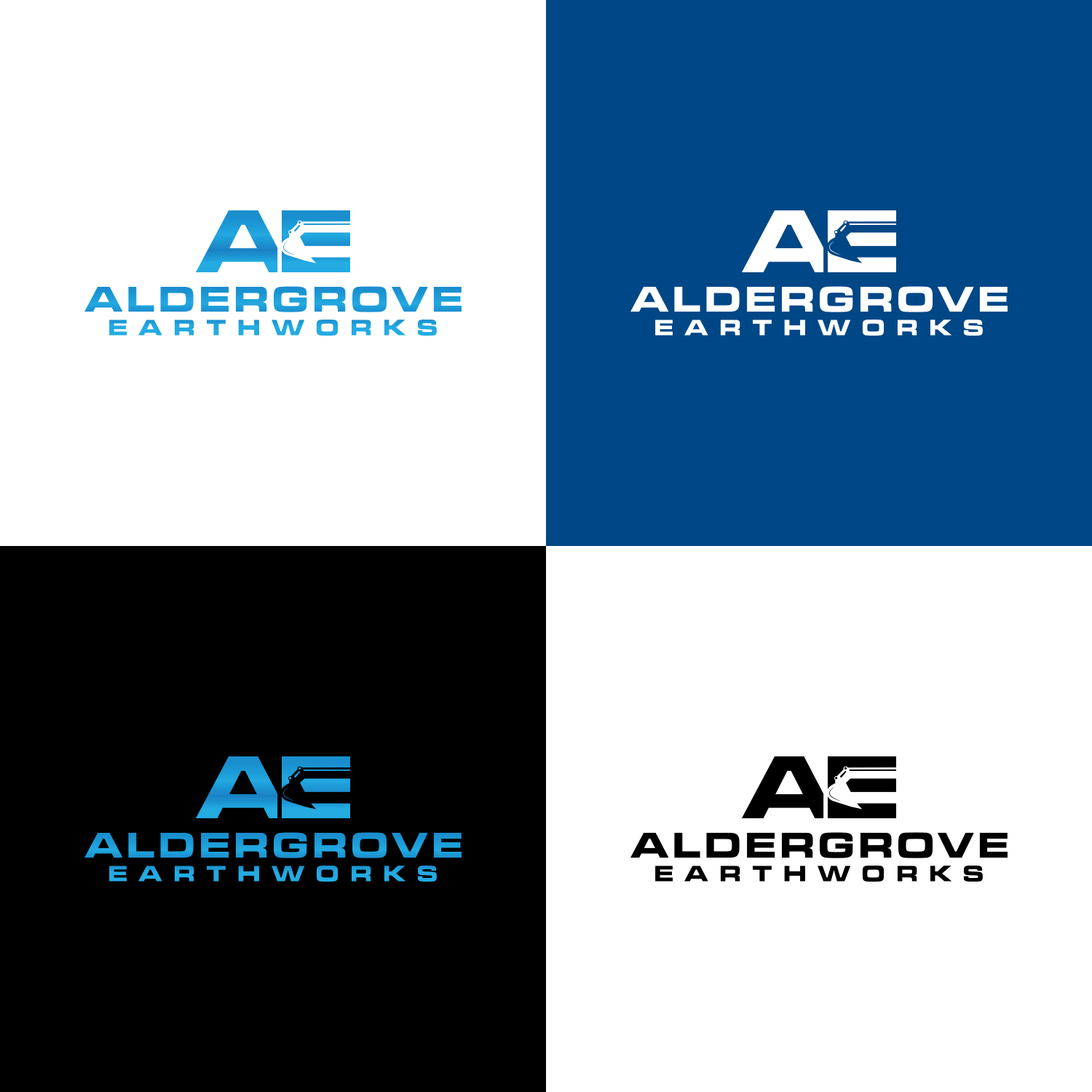 Logo Design by Maxo-Biz for Aldergrove Earthworks llc | Design #29567557