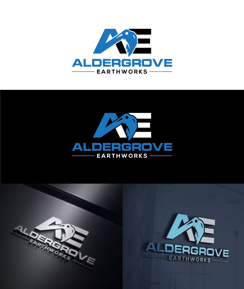 Logo-Design von Pro_DesignMaster für Aldergrove Earthworks llc | Design #29564600