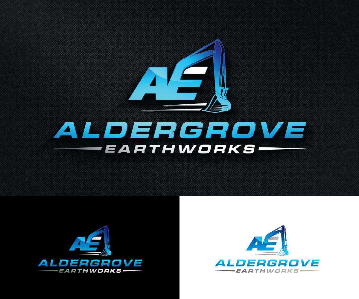 Logo Design by step forward 2 for Aldergrove Earthworks llc | Design #29564886