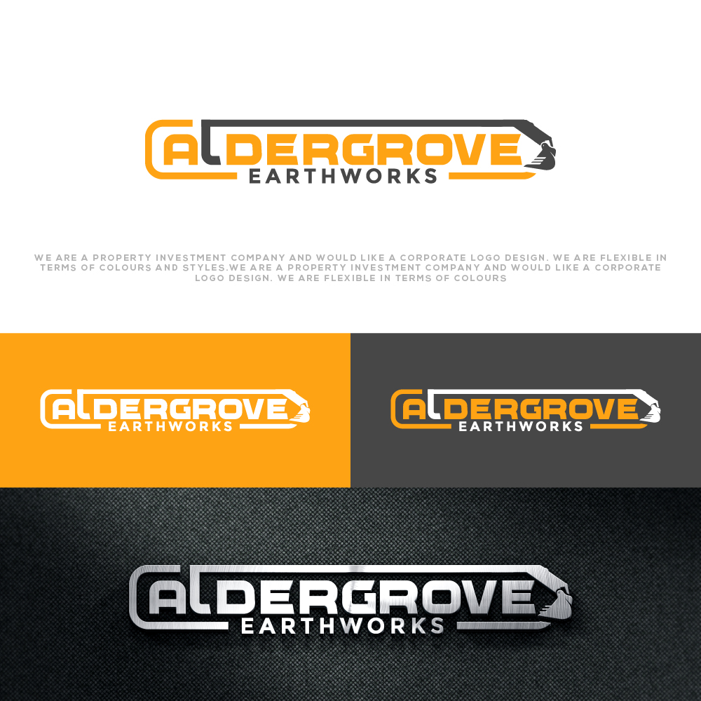 Diseño de Logo por AlphabetZero.com para Aldergrove Earthworks llc | Diseño #29580951