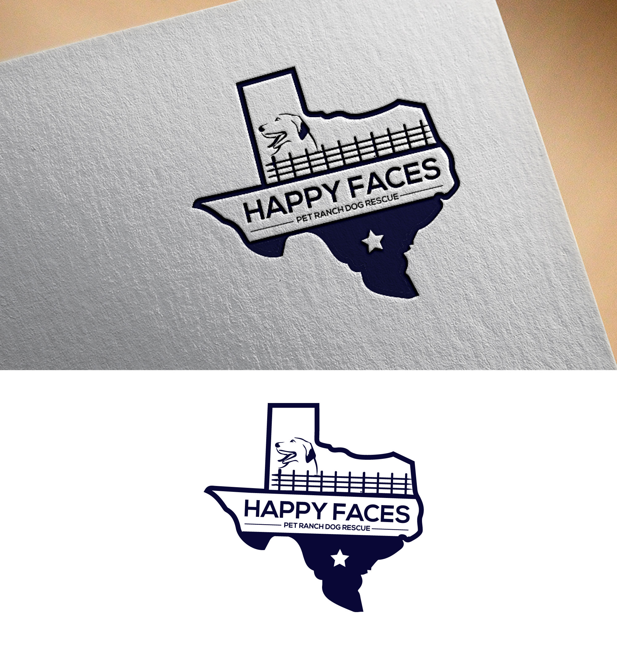Logo Design by riyad123 for Happy Faces Pet Ranch | Design #29568904