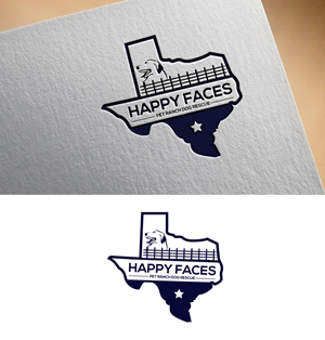 Logo Design by riyad123 for Happy Faces Pet Ranch | Design: #29568904