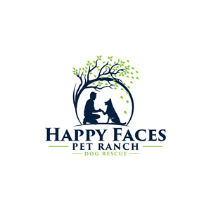 Logo Design by Rosalie.. for Happy Faces Pet Ranch | Design: #29575229