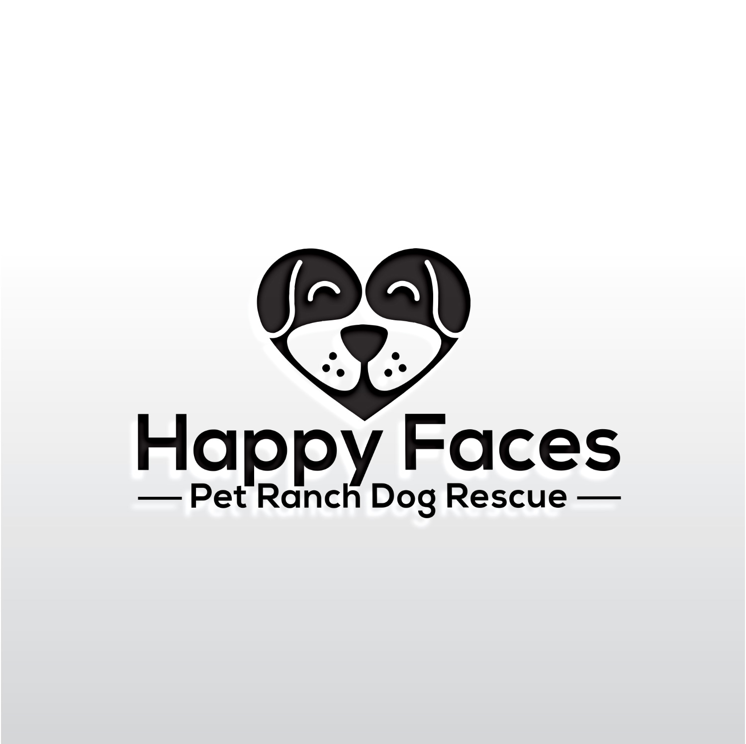 Logo Design by Rosalie.. for Happy Faces Pet Ranch | Design #29575230