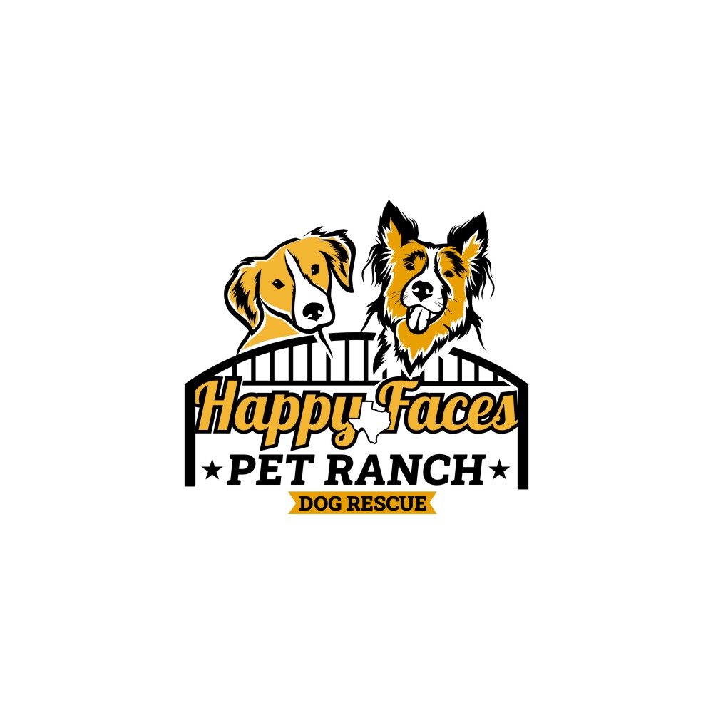 Logo Design by rgb01 for Happy Faces Pet Ranch | Design #29598527