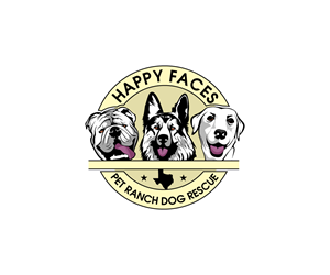 Logo Design by Paint-Tools for Happy Faces Pet Ranch | Design #29567481