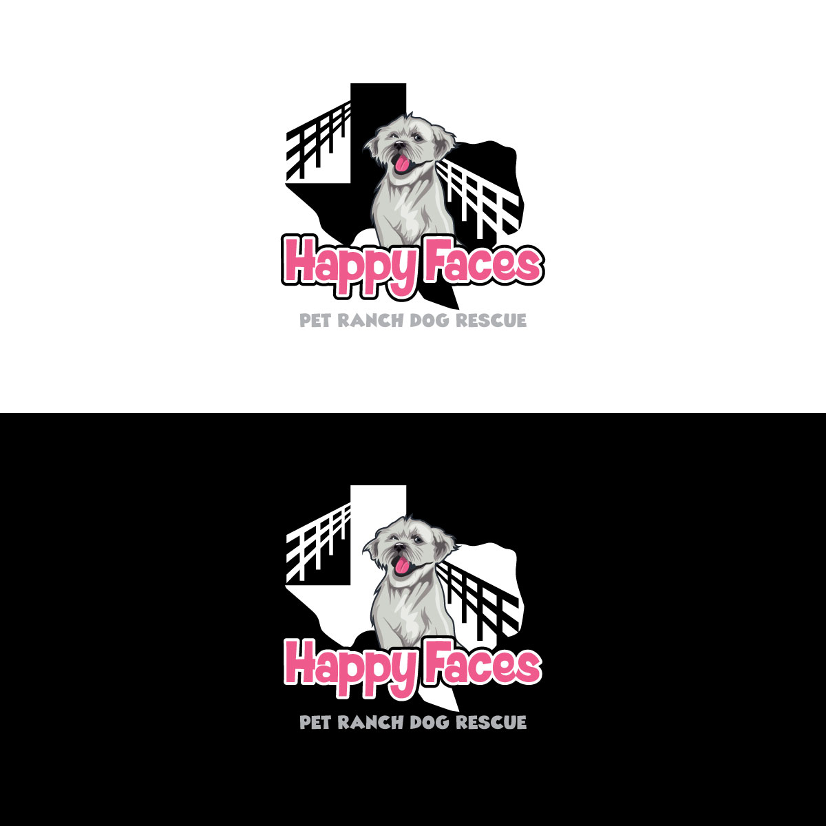 Logo Design by chris Ray for Happy Faces Pet Ranch | Design #29566577
