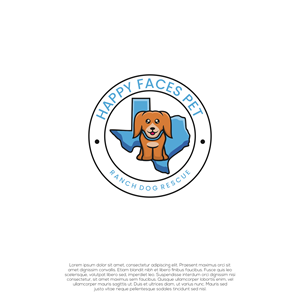 Logo Design by Flash Std for Happy Faces Pet Ranch | Design #29566872
