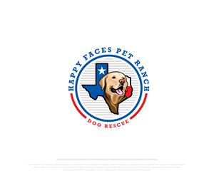 Logo Design by ecorokerz for Happy Faces Pet Ranch | Design: #29565533