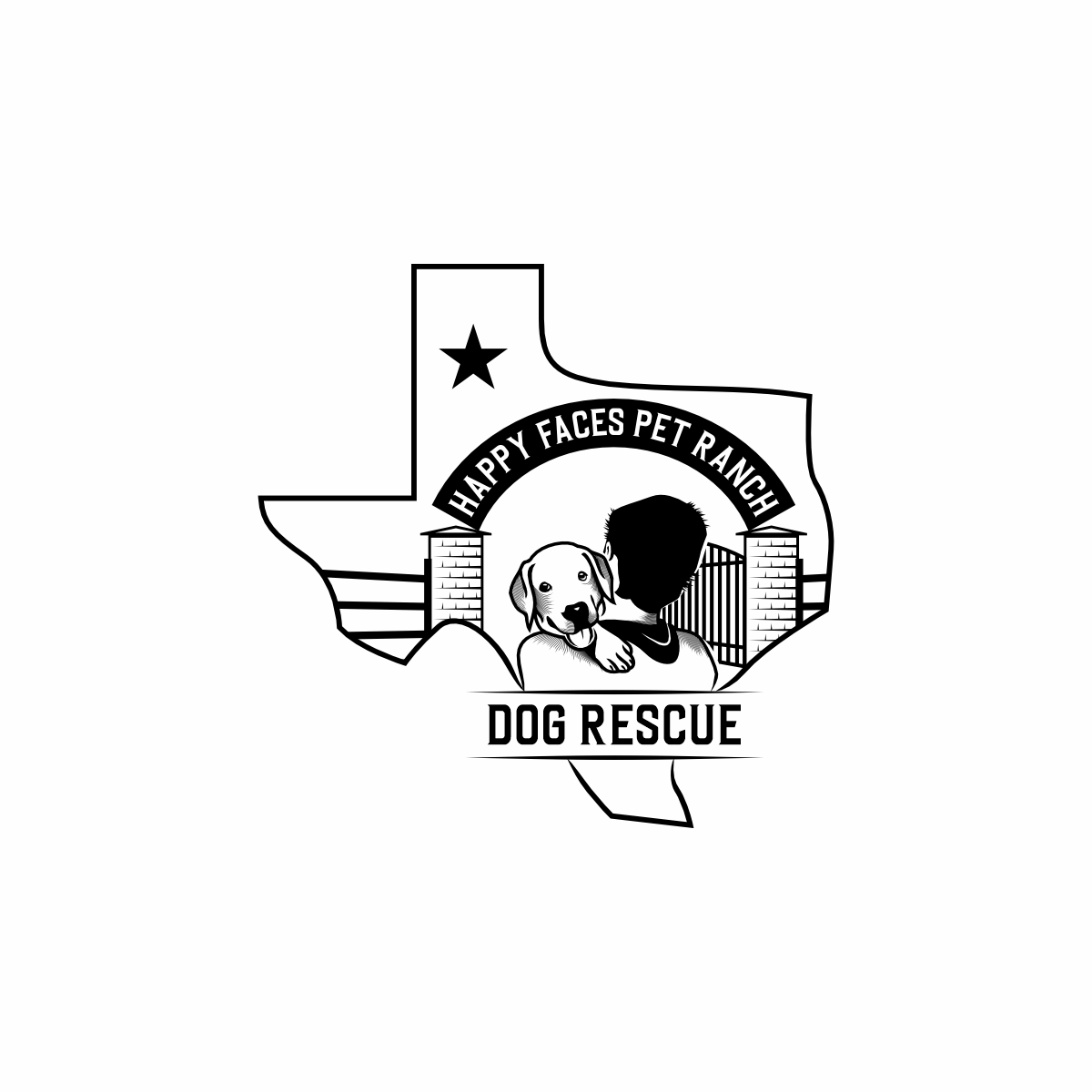 Logo Design by Ashani Bhattacharya for Happy Faces Pet Ranch | Design #29577116
