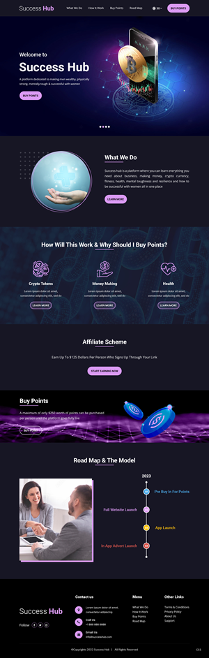 Web Design by pb for this project | Design: #29568979