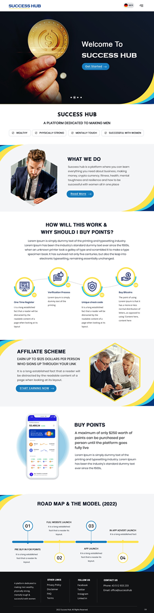 Web Design by pb for this project | Design: #29568984